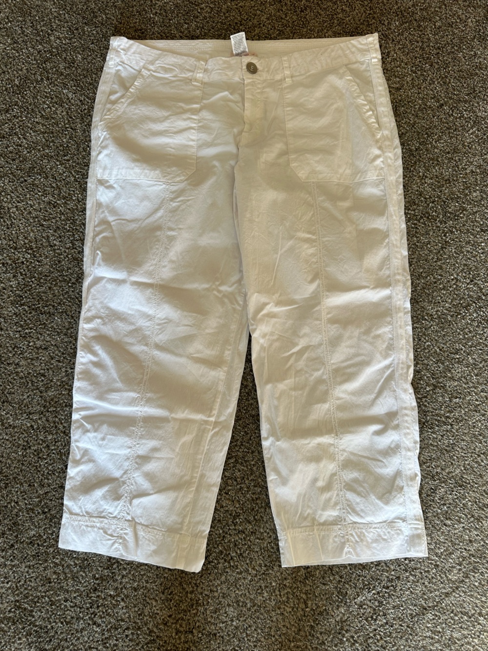 fresh produce White Cropped Ankle Pants